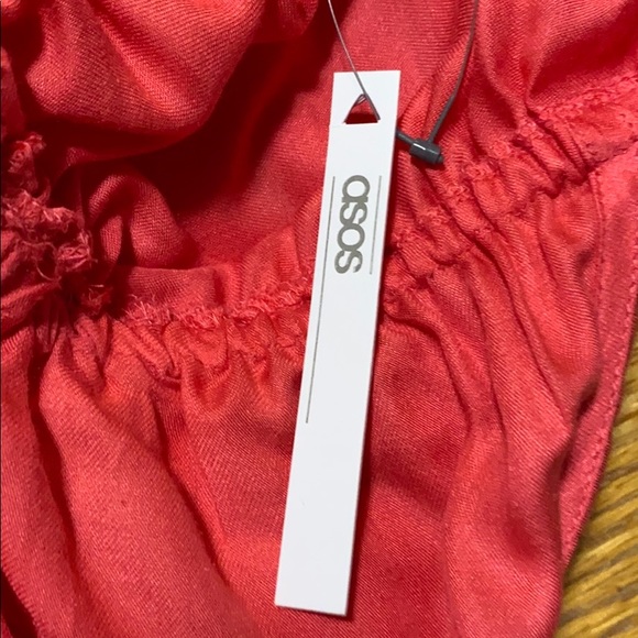 NWT ASOS Peach Bell Sleeve Cover Up Size 2 - Picture 5 of 7